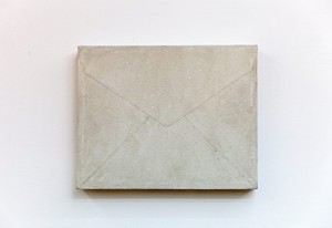 Habima as an envelope ,mix media on canvas , 40x50 cm